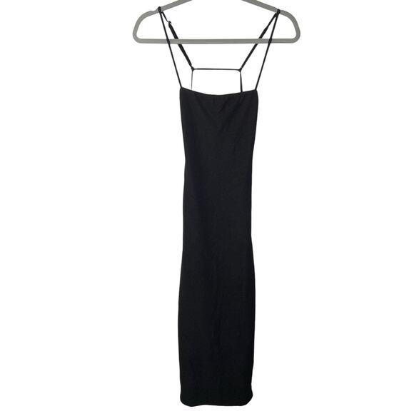 Michael Costello Revolve Dress Textured Knit Stretchy Open Back Sexy Classy XXS
